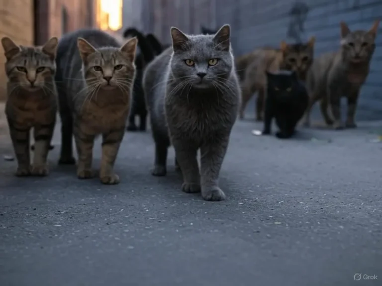 capture un groupe des chats errants très dangereux a rabat par raid ecohygiene