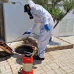 Technicien de la société RAID ECOHYGIENE désinsectisation