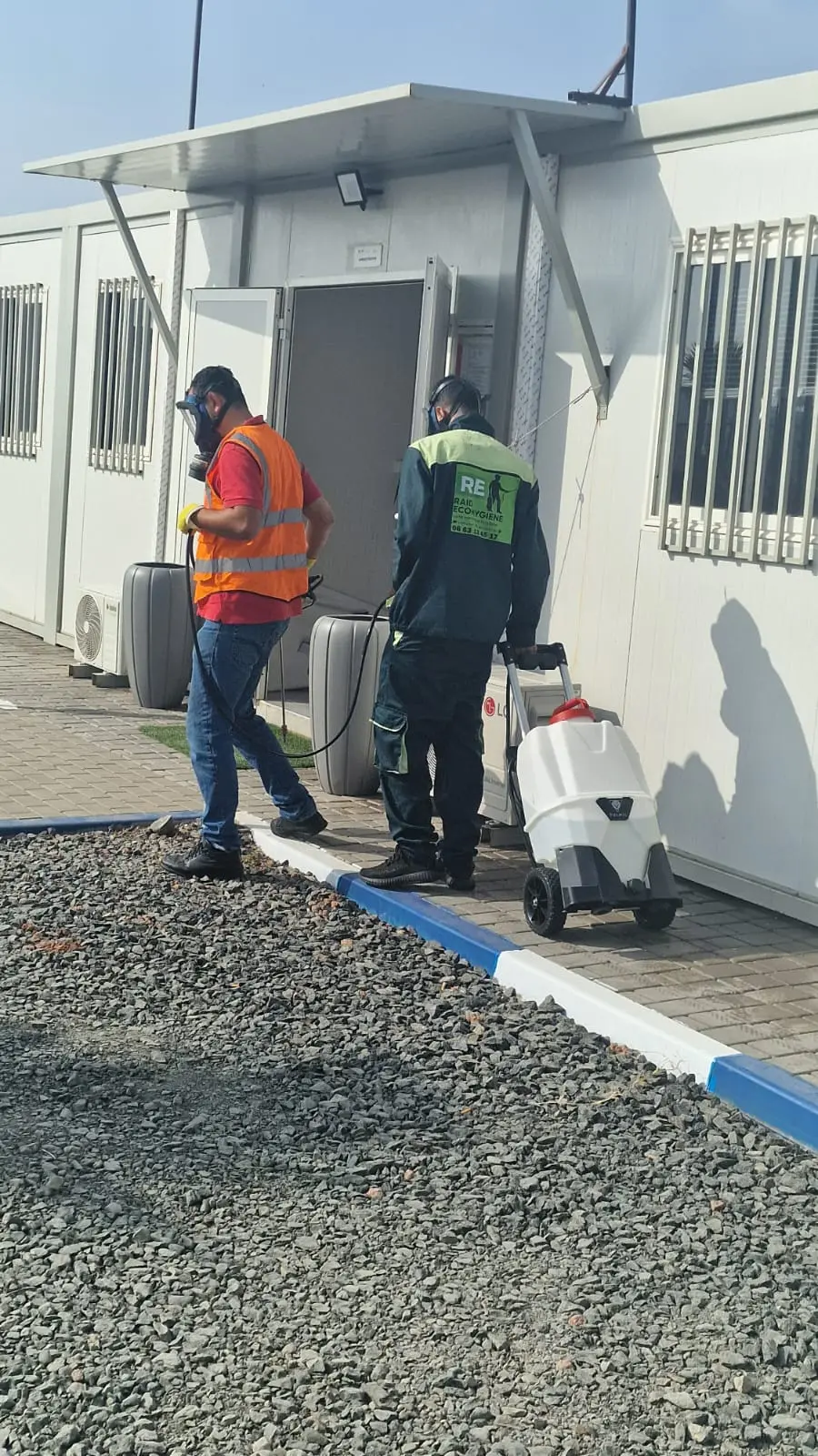 Intervention anti-nuisibles RAID ECOHYGIENE sur un chantier à Marrakech
